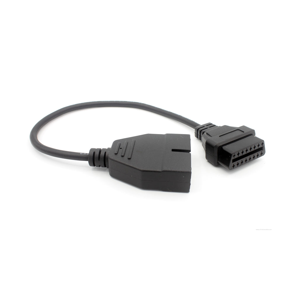 For GM 12 Pin Connector to OBD2 16Pin to 12Pin Car Diagnostic Extension Cable