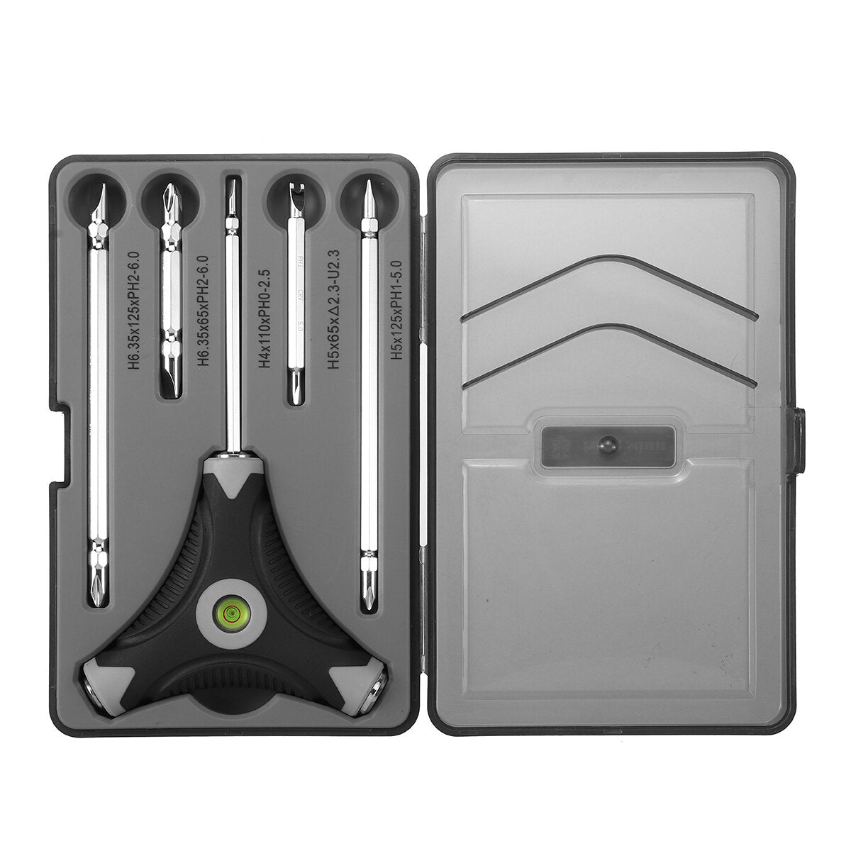 10 In 1 Household Precision Screwdriver Set with Spirit Level Strength Saving Structure Screw Driver Repairs Tool