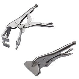 10Inches 4-Point Locking Pliers Quick Adjustable Width of C-Clamp Holding from 2in~5in Locking Pliers