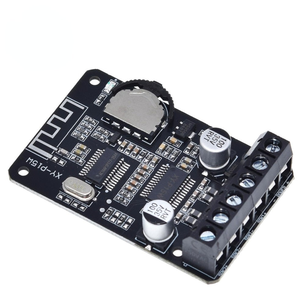 10W/15W/20W Stereo Bluetooth Power Amplifier Board 12V/24V High Power Digital Amplifier Module XY-P15W