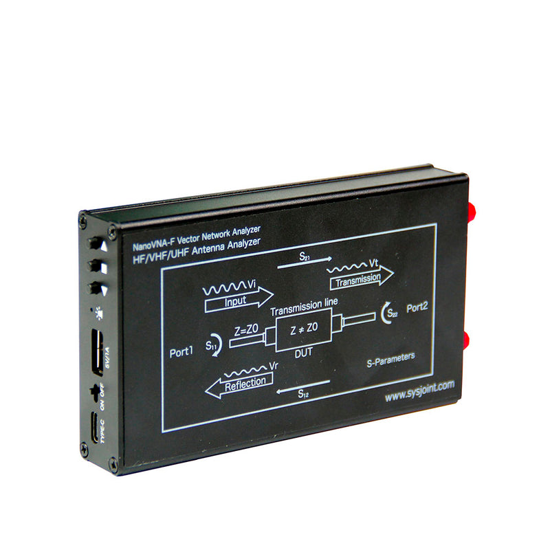 50k-3GHz NanoVNA-F V2 3G 4.3 Inch IPS TFT LCD HF VHF UHF UV Vector Network Analyzer 5000mA Battery Demo Kits