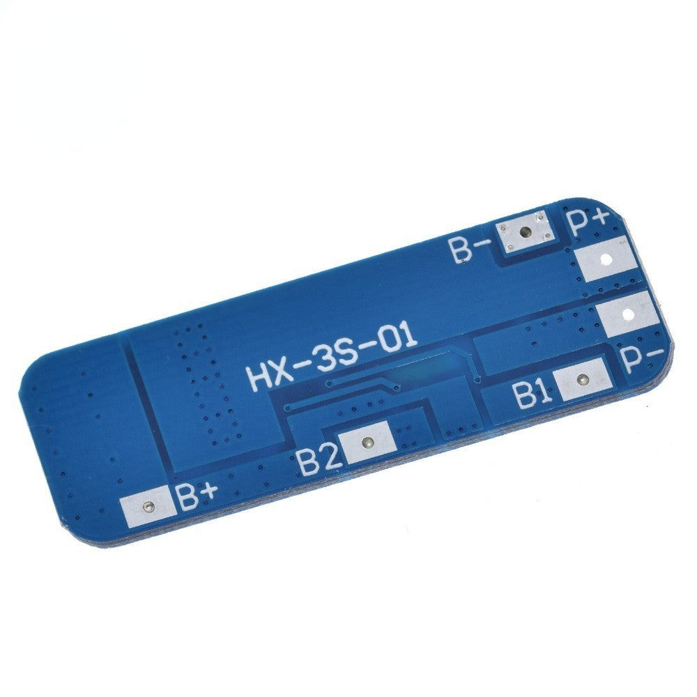 3S 12V 18650 10A BMS Charger Li-ion Lithium Battery Protection Board Circuit Board 10.8V 11.1V 12.6V Electric Blue Battery