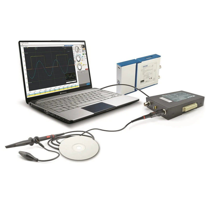 LOTO OSCH02 USB PC Virtual Digital Oscilloscope 100MHz Bandwidth 1GSa/s Sampling Rate Logic Analyzer 2 Channel