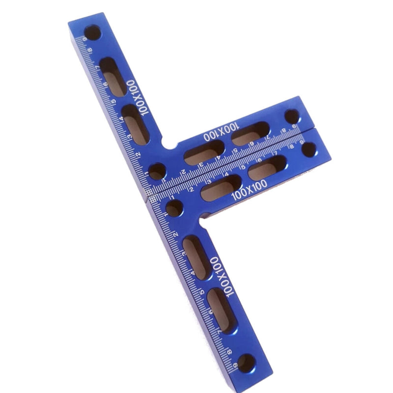 100mm 90 Degrees L-Shaped Auxiliary Fixture Splicing Board Positioning Panel Fixed Clip Clamping Square Right Angle Ruler Woodworking Tools