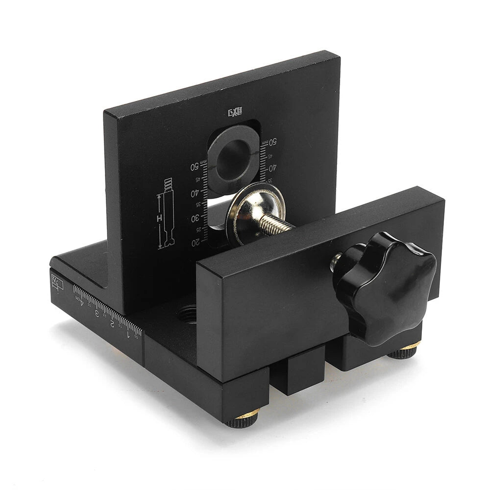 3-In-1 Doweling Jig Kit with Clip Adjustable Hole Puncher Locator Drilling Guide for Furniture Connecting Carpentry Tools