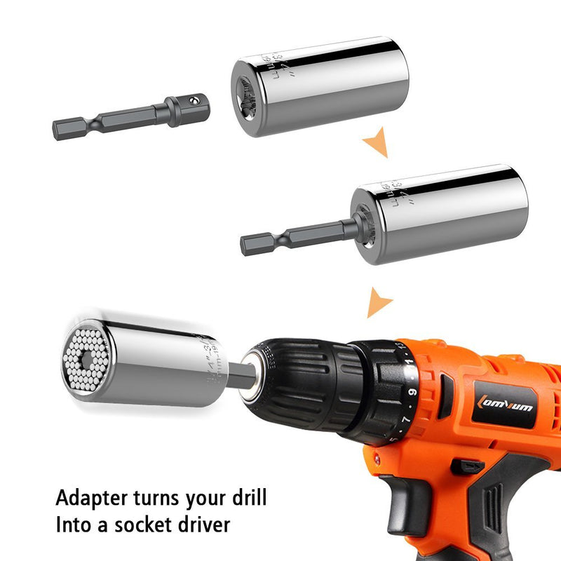 Multifunctional Universal Hand Tools Socket Wrench Repair Tools 7-19 Mm