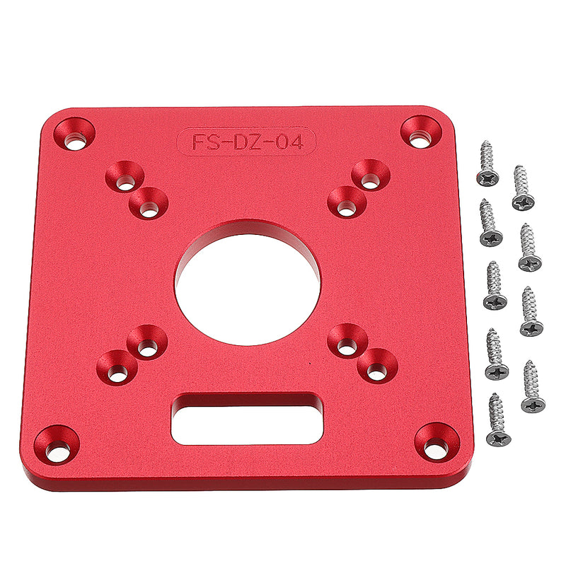 Woodworking 120x120mm Aluminum Alloy Router Table Insert Plate Mounting Base Plate for MAKITA RT0700C WORX Aoben