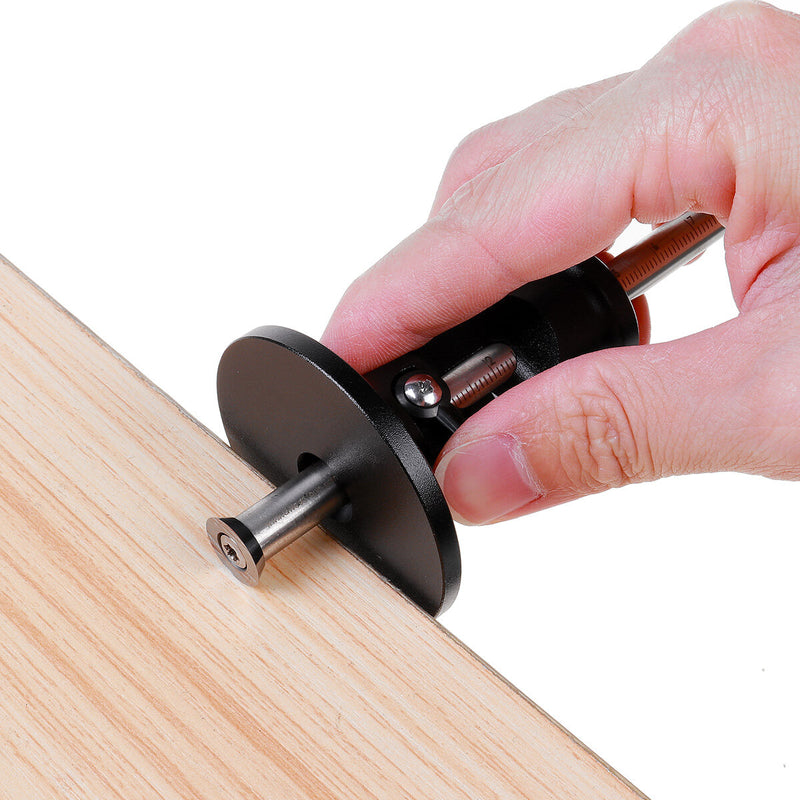 Ganwei European-Style Micro Adjustable Wheel Marking Gauge Wheel Woodworking Scriber Ruler Hand Measuring Tool Marking Scriber