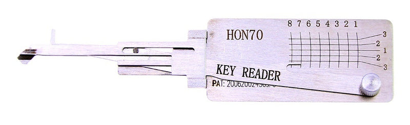 Lishi Tool HON70 Key Reader Lock Pick Set for Car Door Opener Tool Locksmith Tools Tubular Lock Pick and Decoder Tool
