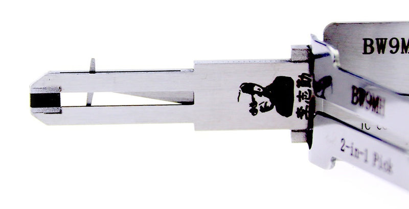 Lishi BW9MH Lock Pick Set for Car Door Opener Tool Locksmith Tools Tubular Lock Pick and Decoder Tool