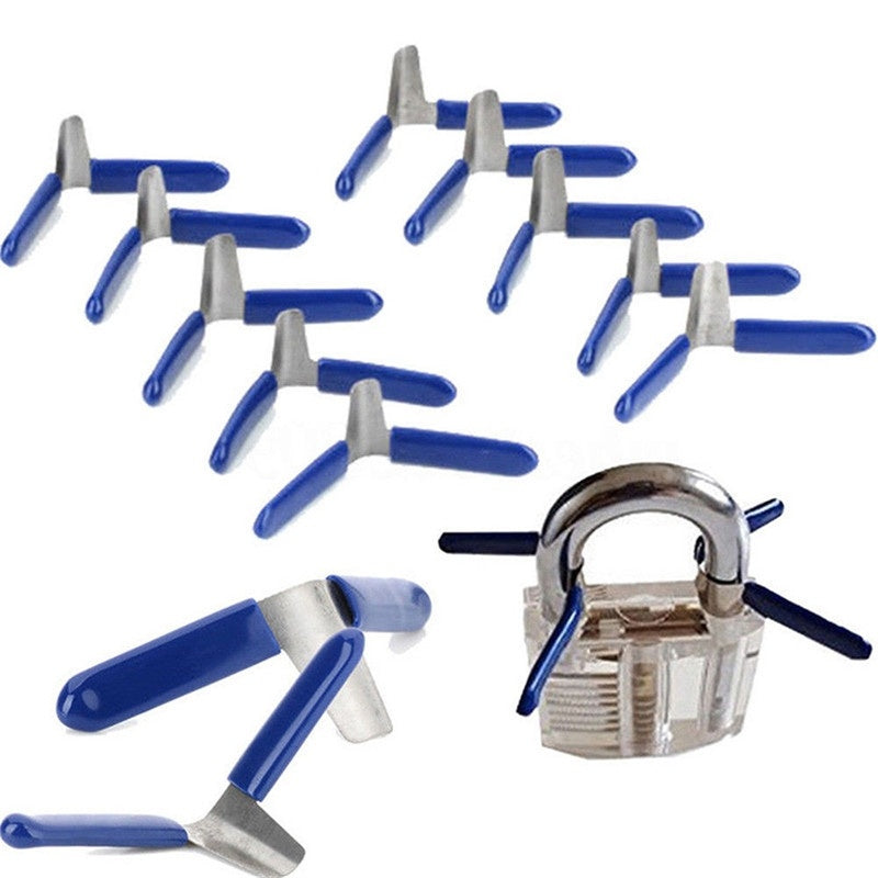 10Pcs Padlock Shim Picks Set Lock Pick Accessories Set Tools Lock Home Gadgets