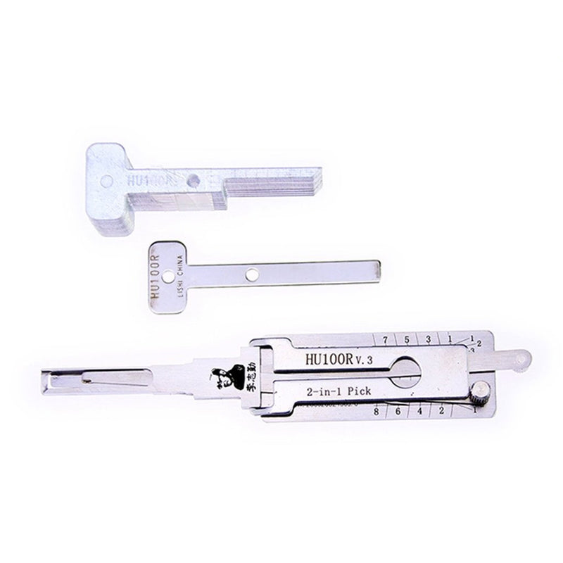 LISHI HU100R V.3 2-in-1 Auto Pick and Decoder Locksmith Tools Door Lock Opener Lock Pick Set for BMW - Cartoolshop