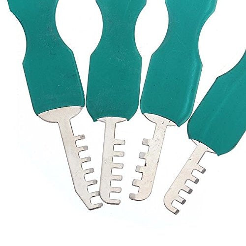 7pcs Comb Pick Stainless Steel Lock Tool Locksmith Tool for House Lock