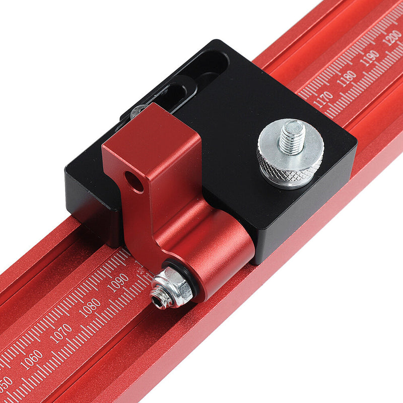 Fonson Aluminum Alloy Woodworking Extension Guide Rail T-track Connector for Track Saw Rail Parallel Guide System