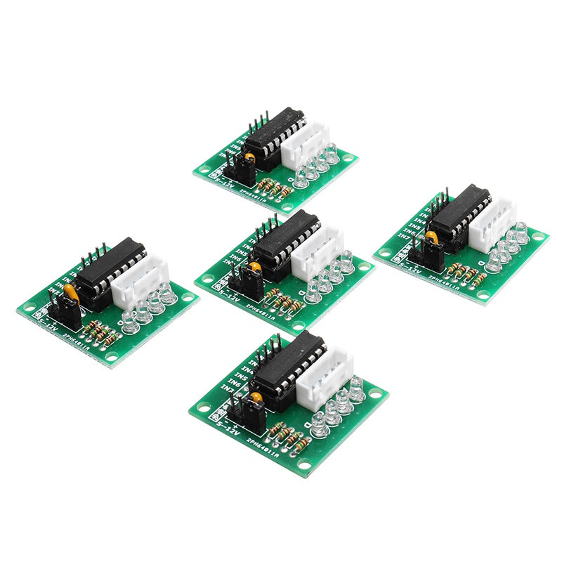 5Pcs 5V Stepper Motor with ULN2003 Driver Board Dupont Cable for Arduino Reduction Step Motor Gear Stepper Motor 4 Phase