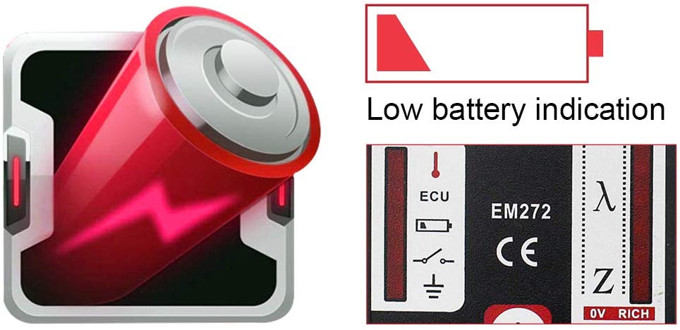 Car Fuel Pressure Tester EM272 Injector Tester Fuel Injector 4 Pluse Modes Tester Fuel Pump System Diagnostics Analyzer