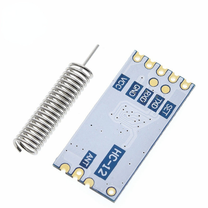 HC-12 4438 Wireless Microcontroller Serial, 433 Long-Range, 1000M with Antenna for Bluetooth