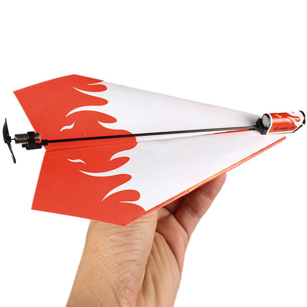 Folding Electric Power Paper Aircraft Conversion Kit Toy Gift