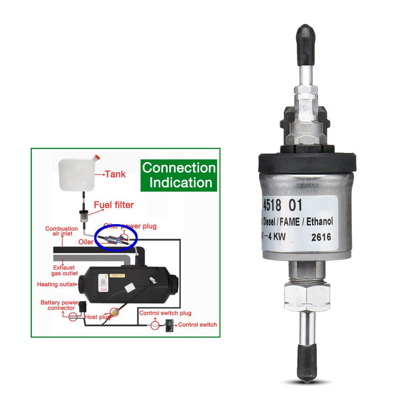 Fuel Metering Pump Diesel Heater for 12V/24V 1KW-4KW Car Air Heater