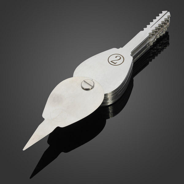 20pcs Foldable Car Lock Opener Double Sided Lock Pick Set Locksmith Tools
