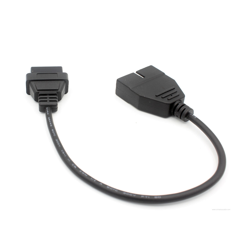 For GM 12 Pin Connector to OBD2 16Pin to 12Pin Car Diagnostic Extension Cable
