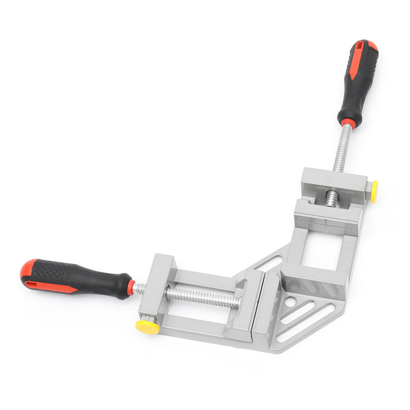 Effetool Double Handle Woodworking Clamp 90 Degree Right Angle Clip Woodworking Jig Quick Corner Clamp with TPR Handle