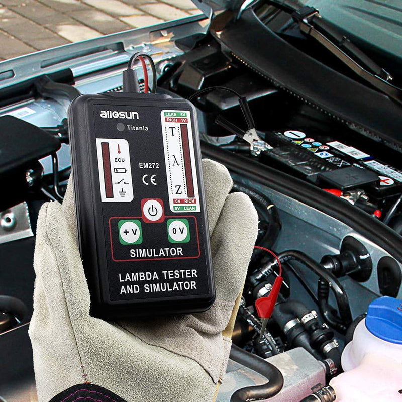 Car Fuel Pressure Tester EM272 Injector Tester Fuel Injector 4 Pluse Modes Tester Fuel Pump System Diagnostics Analyzer