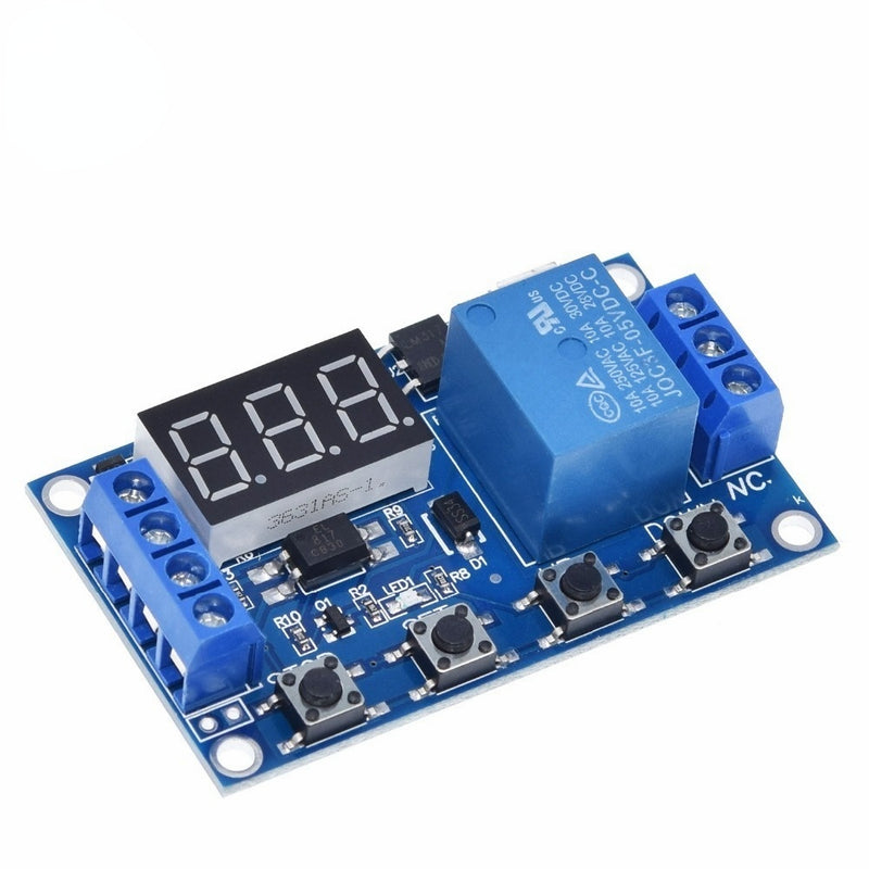 1 Channel 5V Relay Module Time Delay Relay Module Trigger OFF / ON Switch Timing Cycle 999 Minutes for Arduino Relay Board Rele