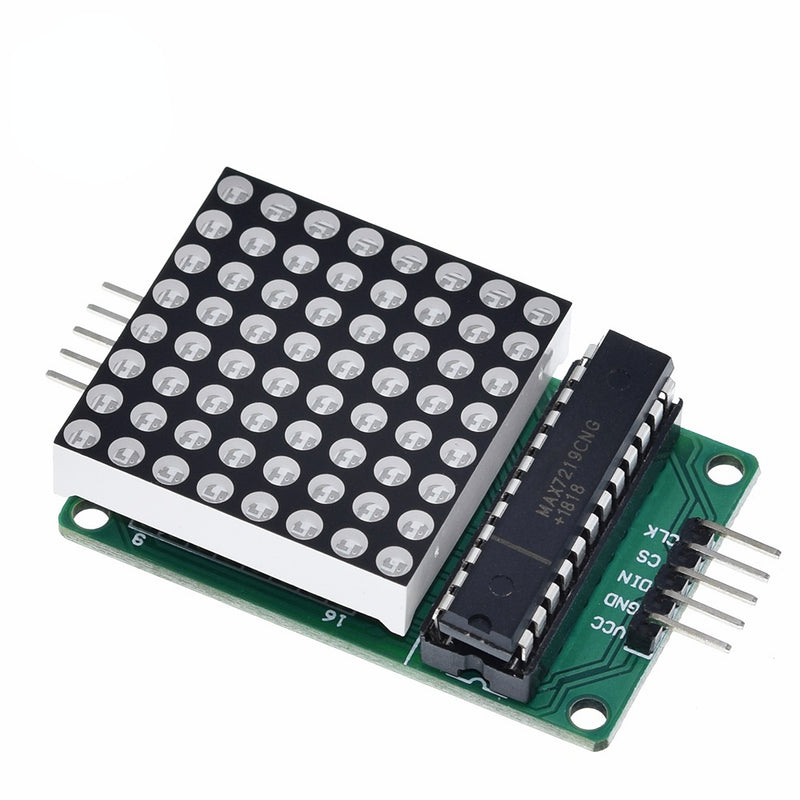 8x8 8*8 MAX7219 Dot Led Matrix Module MCU LED Display Control Module for Arduino 5V Interface Module Output Input Common Cathode