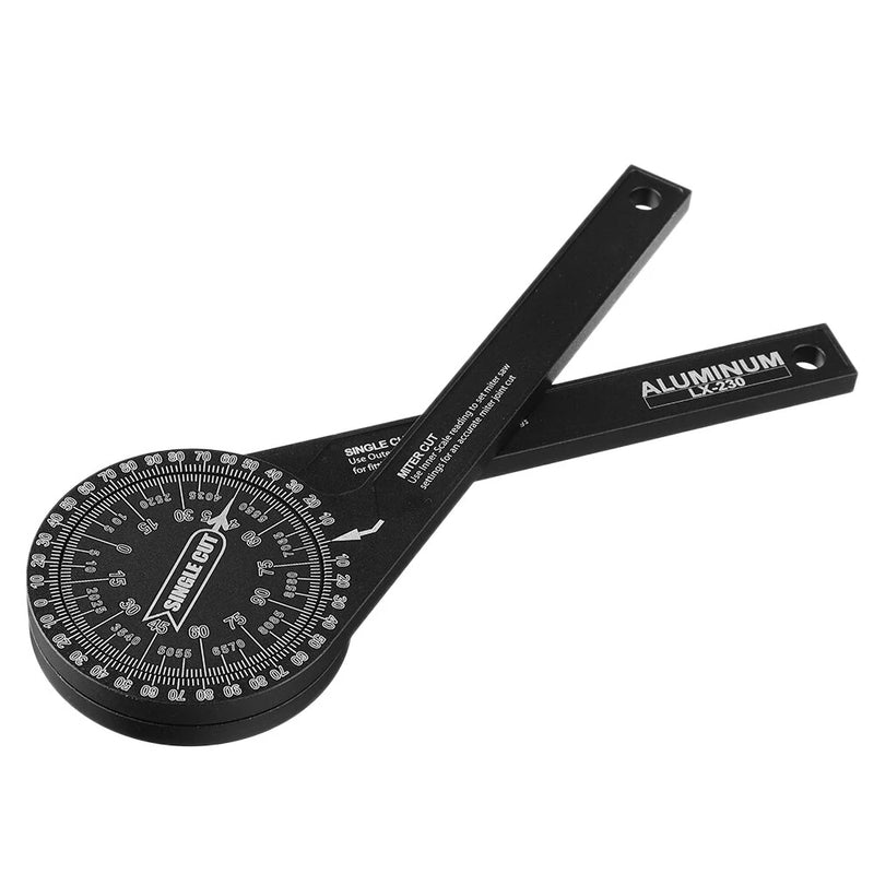 Angle Finder Miter Saw Protractor Featuring Precision Laser-Inside Outside Miter Angle Finder for Carpenters Plumbers and All Building Trades