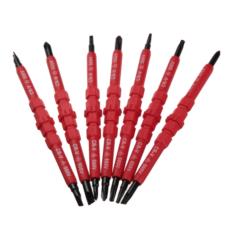 HT01 7pcs Electronic Insulated Hand Screwdriver Tools Accessory Set