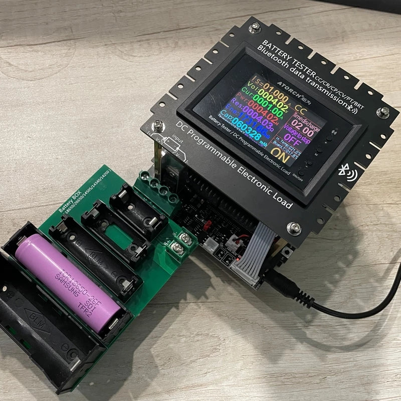150W 20A All-In-One Bluetooth DC Power USB Tester Electronic Load Lithium Battery Capacity Monitor Discharge Meter