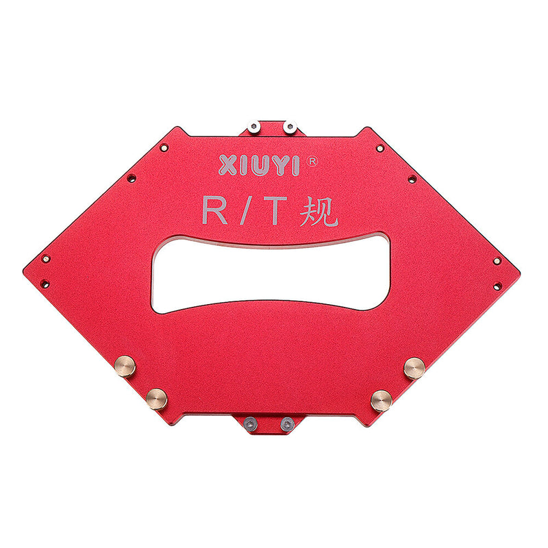 Aluminum Alloy R5-T40 Quick Router Table Corner Jig Radius Chamfer Profile Template Kits for Woodworking Trimming Tool Set