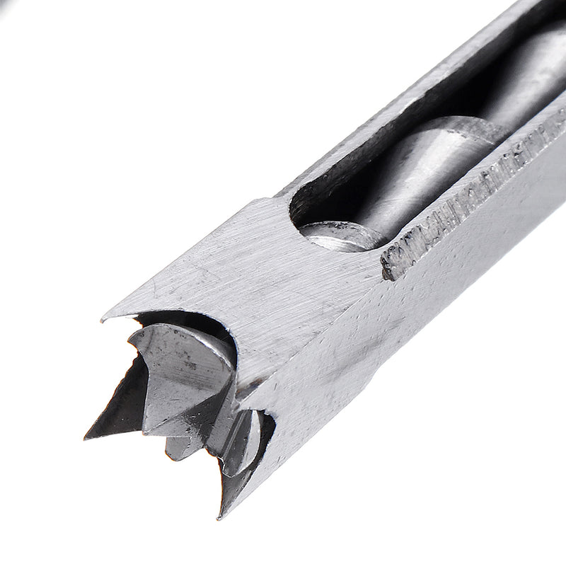 Drillpro 6.35/7.94/9.5/12.7mm Woodworking Square Hole Drill Bit Mortising Chisel 1/4 To 1/2 Inch