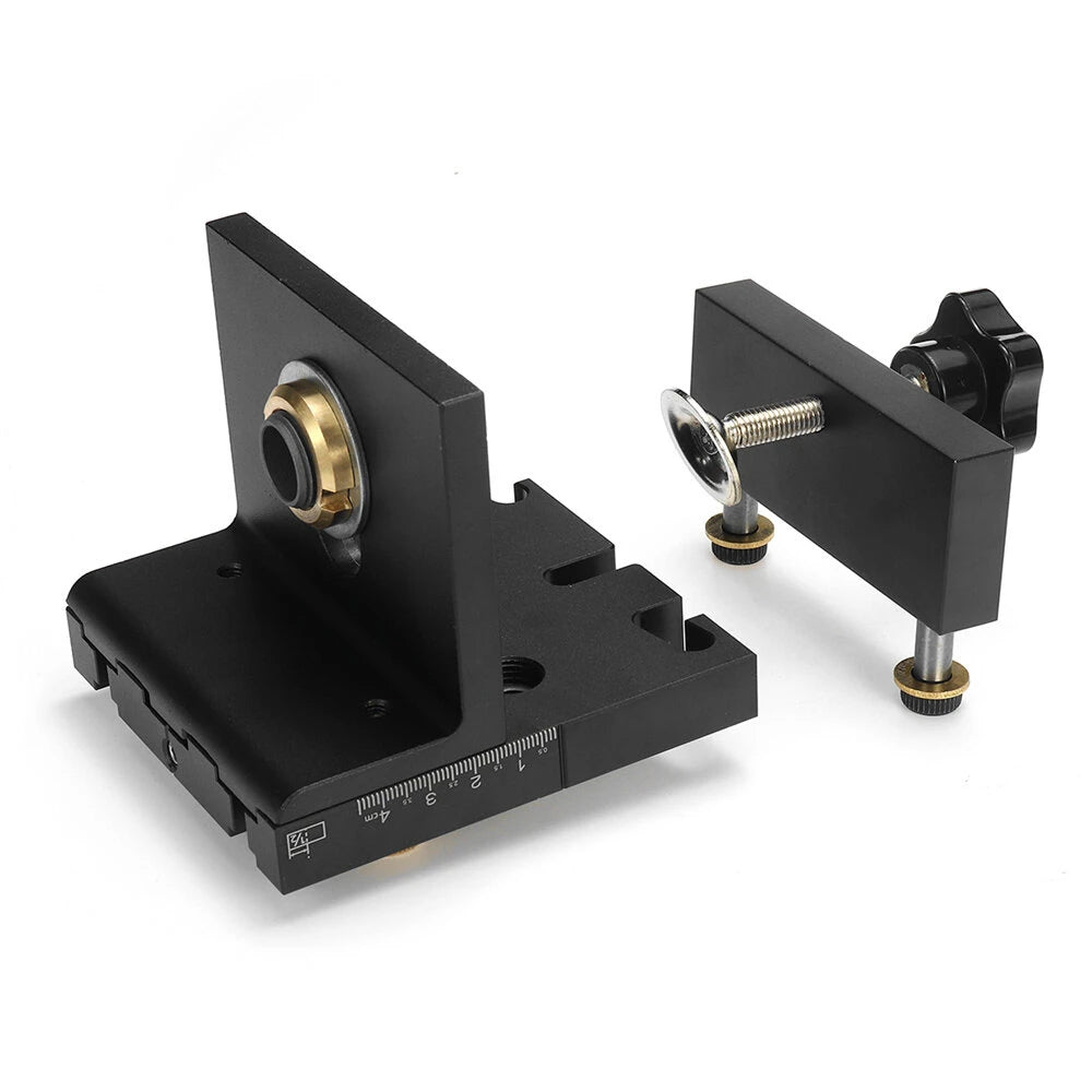 3-In-1 Doweling Jig Kit with Clip Adjustable Hole Puncher Locator Drilling Guide for Furniture Connecting Carpentry Tools