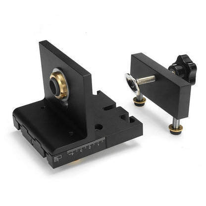 3-In-1 Doweling Jig Kit with Clip Adjustable Hole Puncher Locator Drilling Guide for Furniture Connecting Carpentry Tools