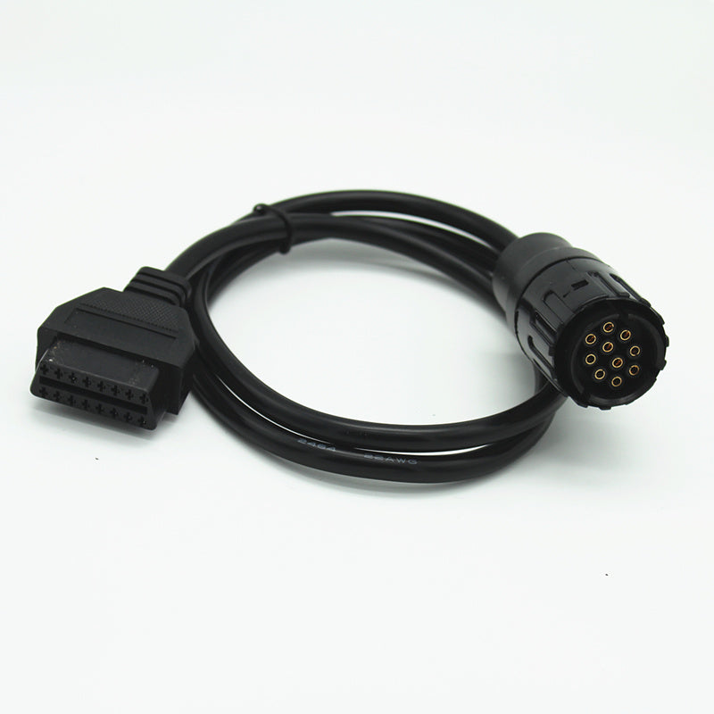 ICOM D Cable Motorcycles Cable Motobikes Diagnostic Cable 10Pin Adaptor Work with BMW ICOM or BMW ICOM A2 A3 - Cartoolshop