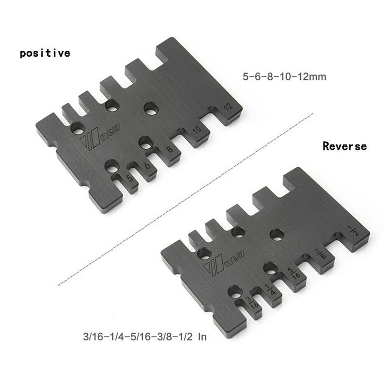 Drillpro Inch/MM Woodworking Tenon and Mortise Milling Gauge Angle Miter Gauge Template Right Angle Sawing Joint for Table Saw Router Table