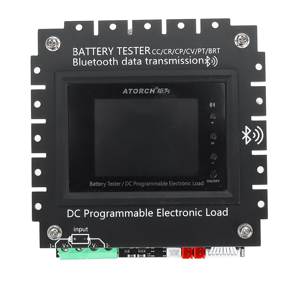 150W 20A All-In-One Bluetooth DC Power USB Tester Electronic Load Lithium Battery Capacity Monitor Discharge Meter