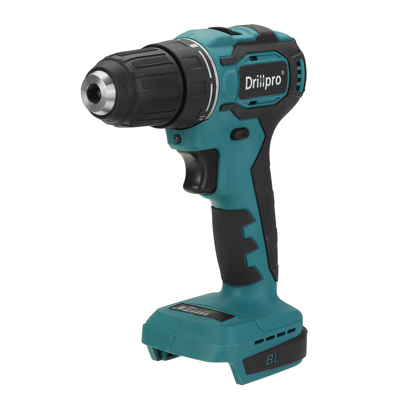 Drillpro 10mm/13mm Cordless Brushless Drill Driver Rechargeable Electric Screwdriver Driver Fit Makita