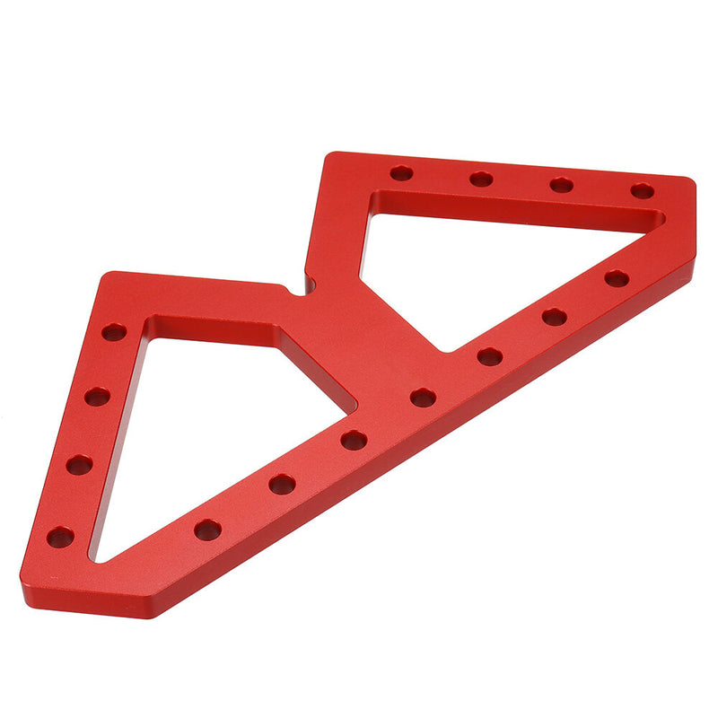 200x200MM Aluminum Alloy Auxiliary Fixture Splicing Board Table Apron Clamping Square Woodworking Right Angle Clamps Positioning Clamping Fixed Clip