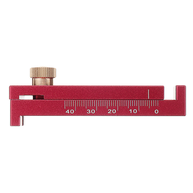 T1/T2 Sawtooth Ruler Woodworking Gap Gauge Depth Measuring Ruler Marking Gauge Table Saw Slot Adjuster Mortise and Tenon Tool Tenonmaker