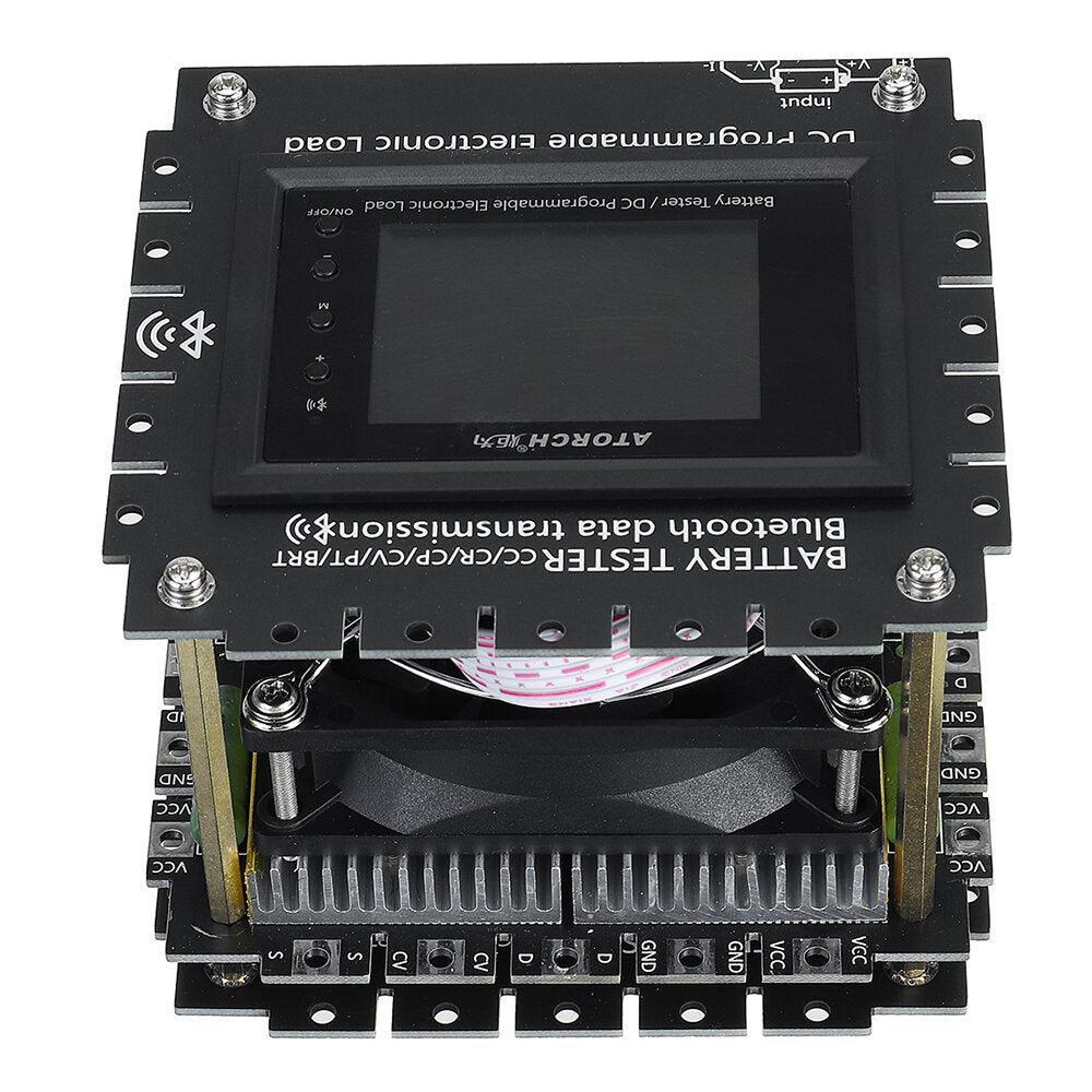 150W 20A All-In-One Bluetooth DC Power USB Tester Electronic Load Lithium Battery Capacity Monitor Discharge Meter