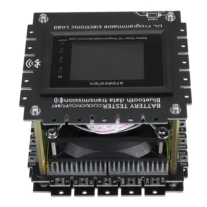 150W 20A All-In-One Bluetooth DC Power USB Tester Electronic Load Lithium Battery Capacity Monitor Discharge Meter