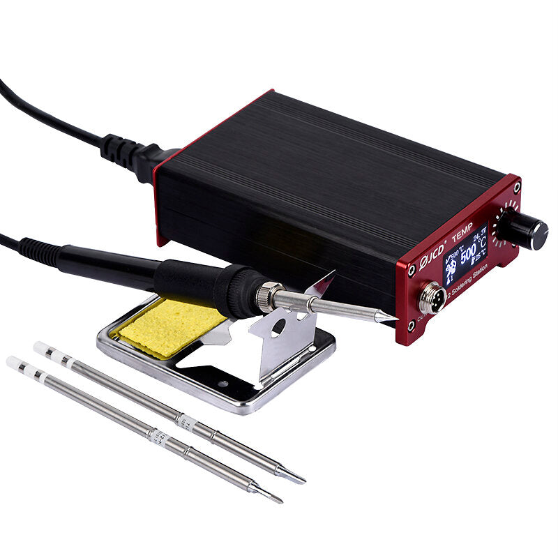 JCD T12 DIY Soldering Station Soldering Iron Kits Digital Display Adjustable Temperature Welding Solder