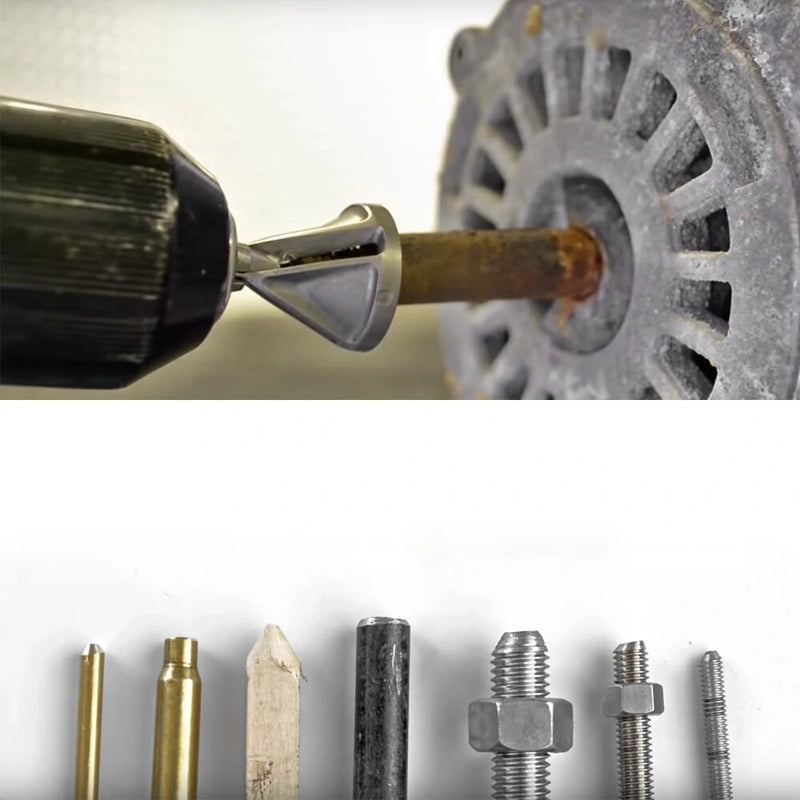 Drillpro Silver Deburring External Chamfer Tool Bit Remove Burr Repairs Tools