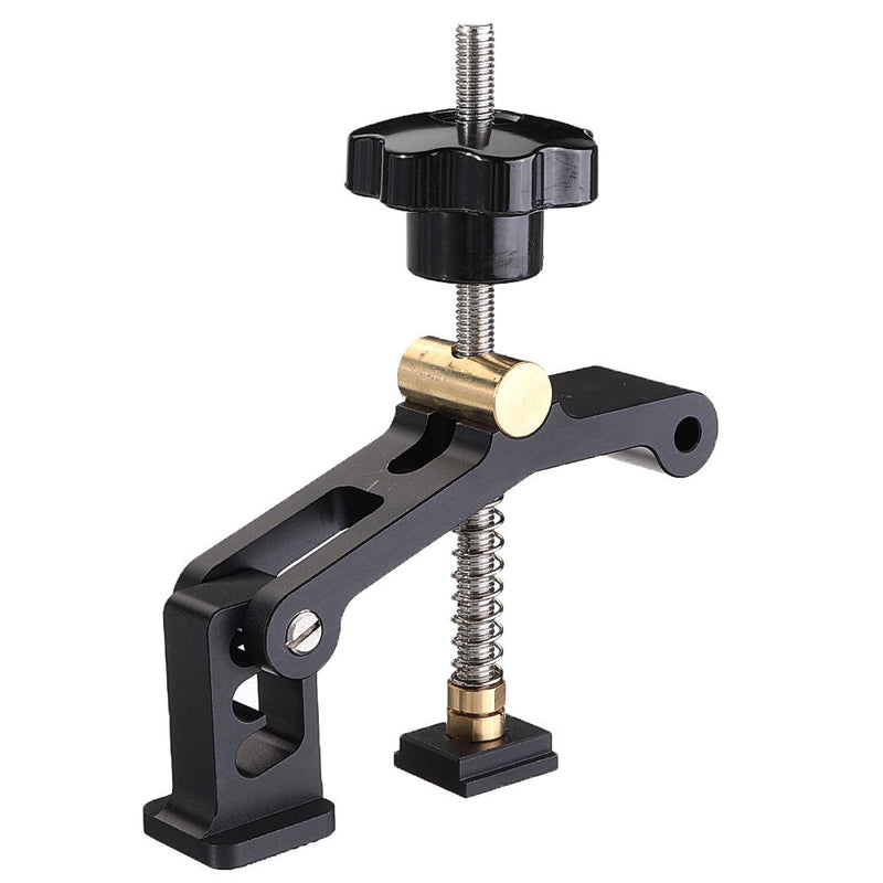 Drillpro Aluminum Alloy Woodworking Adujust Foot Quick Acting Hold Down Clamp T-Slot T-Track Miter Track Clamp Set