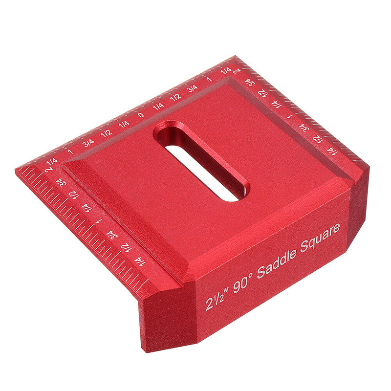 Aluminum Alloy 45/90 Degree Scribing Ruler Saddle Square Woodworking Measuring Marking T Ruler Bend Ruler