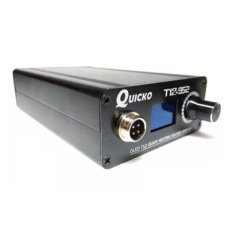 Quicko T12-952 STC OLED Soldering Station Electronic Welding Iron Soldering Iron with T12 Handle