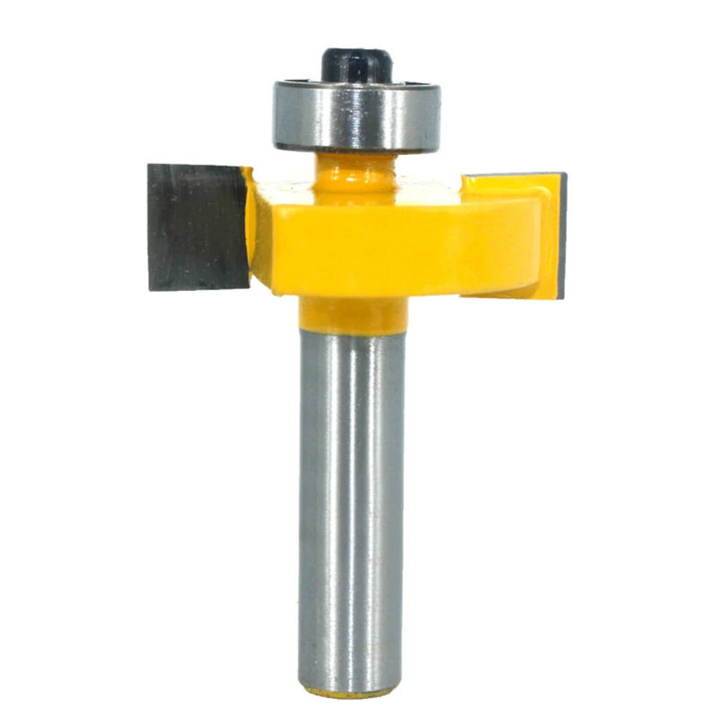 8mm Shank T Slot Router Bit with Bearing Wood Slotting Milling Cutter T Type Rabbeting Woodwork Tools